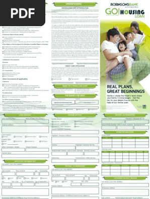 [FILLABLE] Home Loan Application Form 2020