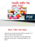 CÁC THUỐC ĐIỀU TRỊ UNG THƯ