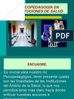 Psicopedagogía en Instituciones de Salud