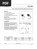 STL128D: High Voltage Fast-Switching NPN Power Transistor