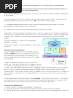 Transactional Database