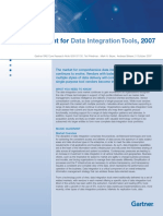 Magic Quadrant For Data Integration Tools 2007