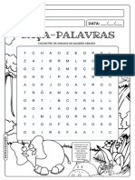 Caça-palavras educativo