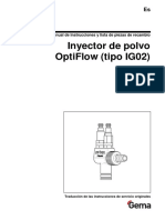 PISTOLA GEMA - INYECTOR DE POLVO-OptiFlow-IG02-es