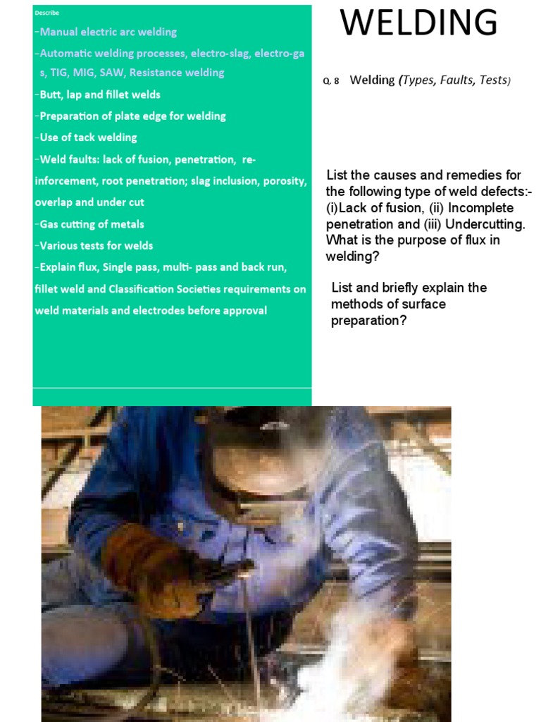 Manual Electric Arc Welding Automatic Welding Processes, ElectroSlag