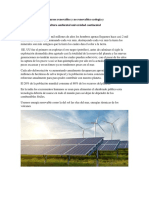 Recursos renovables vs no renovables: conservación ambiental