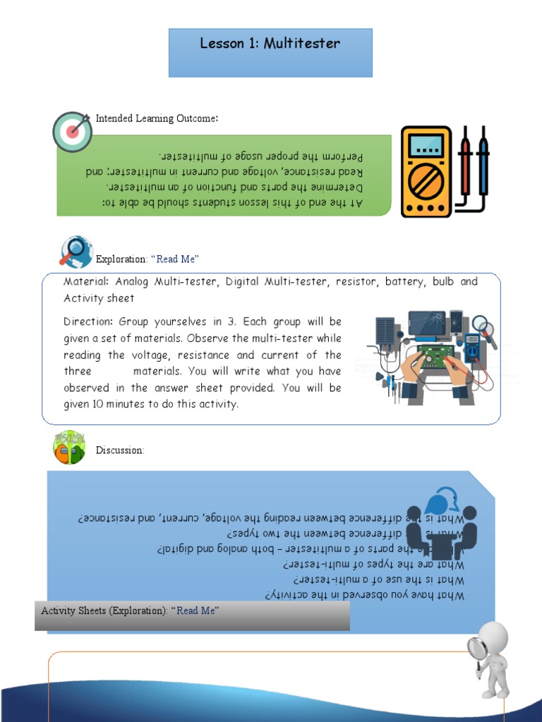Lesson 1: Multitester: 