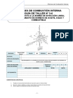 LAB. #5-6 BOMBA LINEAL, BOMBAS DE ACEITE, AGUA Y COMBUSTIBLE MCI 5 C21 2021-1 A y B