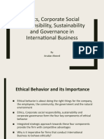 Chapter 3 - Ethics, Corporate Social Responsibility, Sustainability