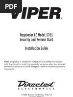 Viper 5701 Install Manual