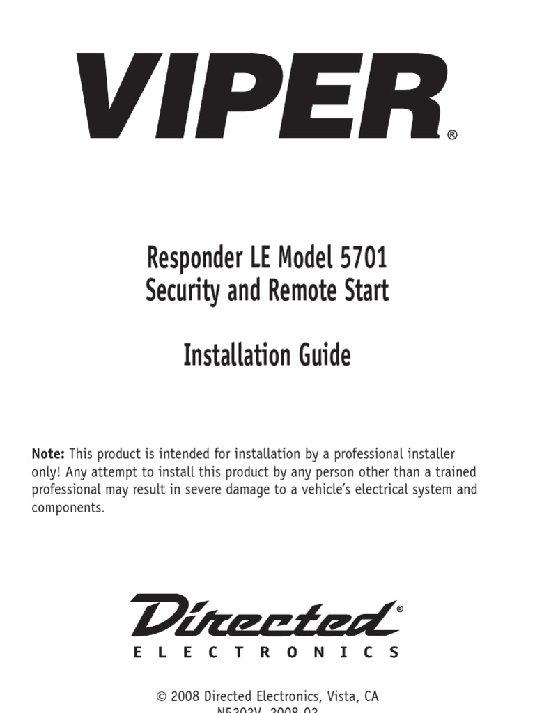 Viper 5701 remote programming discount