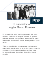 10. ROMERO Y EL SACERDOCIO