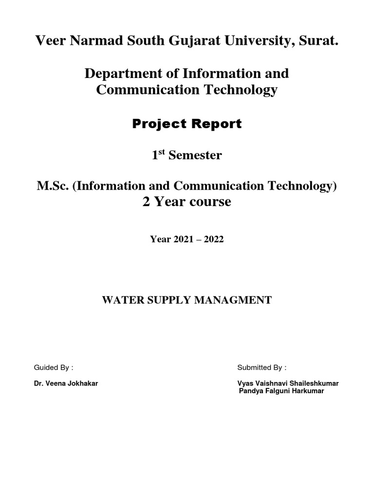 GRP 15 10061 Water Supply Management System PDF Java