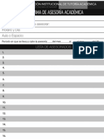 Formato de Registro de Asesorias Academicas