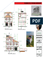 Fachadas de La Vivienda Unifamiliar