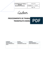 A-Pr-10-Pts Procedimiento de Trabajo Seguro Transpaleta Manual