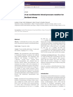 Evaluation of An Oscillometric Blood Pressure Monitor For