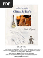 Modas Sertanejas Cifras e Tabs