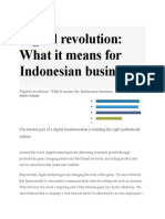 Digital Revolution What It Means For Indonesian Business