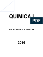 Problemas adicionales Quimica I 2016