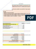 Se Pide:: Tasa de Descuento: 21.08% Esta Es La Expectativa de Ganancia DL Inversionista Tasa de Dscto TLR+ (CB (RM-TLR) )