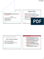 Business Policy: Decisions Actions Long-Run Performance Corporation