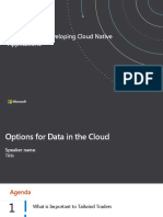 APPS20 Options For Data in The Cloud