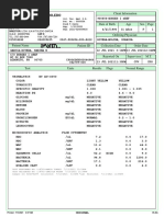 Urinalysis Laboratory Report Form | PDF