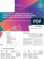 An Aesthetic, Ethical and Critical Approach To Wearable Technologies, Smart and E-Textile Development