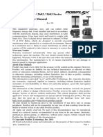 PD - 2600 / 2601 / 2602 / 2603 Series User's Manual: FCC Notes
