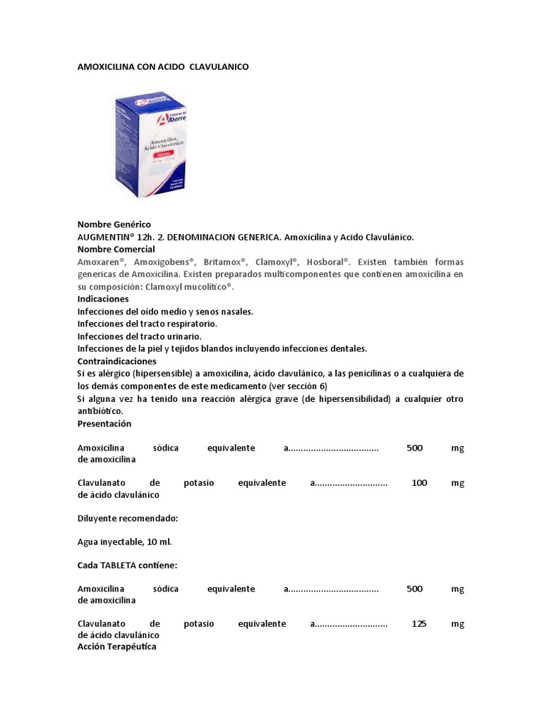 Orden amoxil genérico