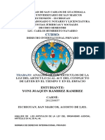 Analisis de La Loj y El Conflicto de Leyes