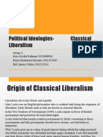 Political Ideologies-Classical Liberalism