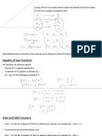 Functions and Limits - Concepts