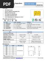 EMI Suppression Capacitors X2 Class 330VAC: Eature