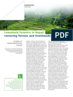 Leasehold Forestry in Nepal:: Restoring Forests and Livelihoods