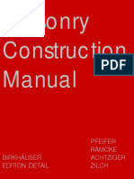 [Masonry] Masonry Construction Manual (Brickhauser, 2001)