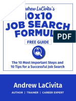 1 - 10x10 Job Search Formula - ©2018 Milewalk
