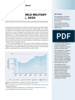 Trends in World Military Expenditure, 2020: SIPRI Fact Sheet