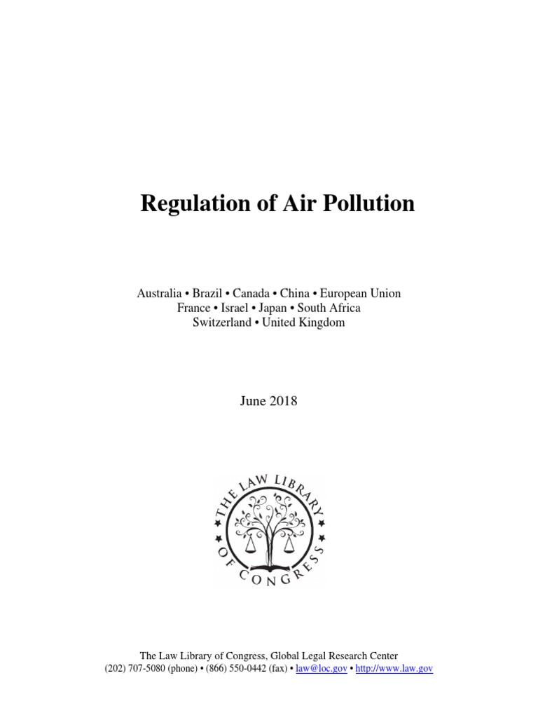 Regulation of Air Pollution | PDF | Air Pollution | Emissions Trading