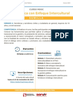 Sumilla Curso MOOC Gestión Pública Enfoque Intercfultural ENAP SERVIR