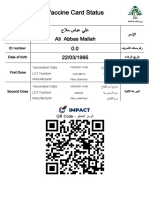 علي عباس ملاح CovidVaccineCertificate