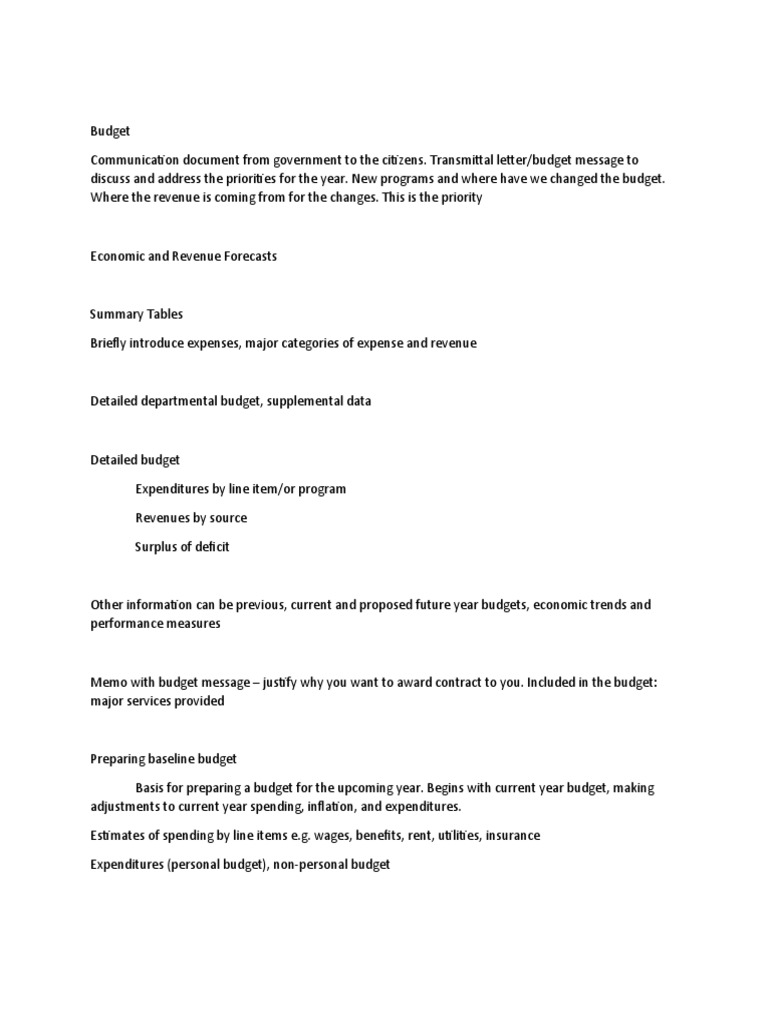 Annual Government Budget Overview | PDF | Finance & Money Management