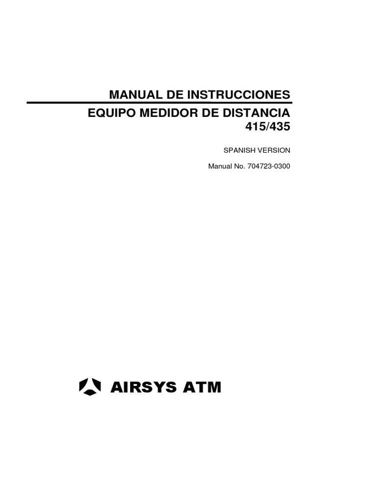 Manual DME 415-435 | PDF | Electrónica | Inalámbrico