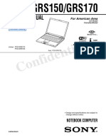 Service Manual: PCG-GRS150/GRS170