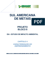 EIA Bloco 8 caracteriza empreendimento