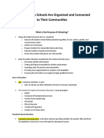 Chapter 3: How Schools Are Organized and Connected To Their Communities