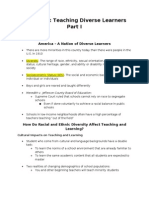 Chapter 4: Teaching Diverse Learners