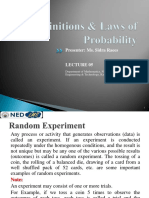 Probability & Laws of Probability