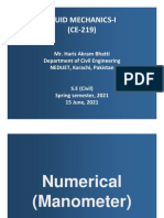 Fluid Mechanics-I (CE-219)